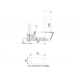 STEINBERG SERIA 460 uchwyt na papier 460 2850 / 4602850 / 460.2850