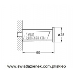 STEINBERG SERIA 650 haczyk na ręcznik 650 2450 / 6502450 / 650.2450