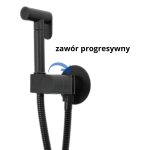 Sole Bidetka jednouchwytowa podtynkowa czarny mat 9221-10B