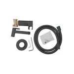 Sole Bidetka jednouchwytowa podtynkowa czarny mat 9221-10B