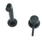 Stellman Uno Bateria umywalkowa podtynkowa czarny mat AL1078401NS