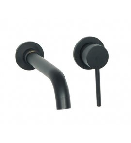 Stellman Uno Bateria umywalkowa podtynkowa czarny mat AL1078401NS