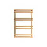 Sunerzha Apus Grzejnik łazienkowy ścienny 75x50 cm Złoty szczotkowany AP7550BG