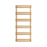 Sunerzha Apus Grzejnik łazienkowy ścienny 120x50 cm Złoty szczotkowany AP12050BG