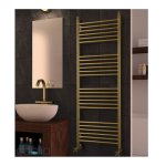 Sunerzha Bohemia Grzejnik łazienkowy ścienny 75,8x45,8 cm Złoty 53205