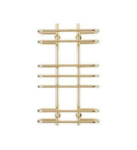 Sunerzha Furore Grzejnik łazienkowy ścienny 95,8x57,5 cm Złoty 53052