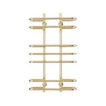 Sunerzha Furore Grzejnik łazienkowy ścienny 95,8x57,5 cm Złoty 53052