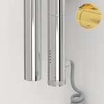 Sunerzha Nuance Grzejnik elektryczny łazienkowy ścienny 1800x85 mm złoty połysk 53830
