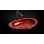 Ambivalent Dola Umywalka nablatowa 58,4x38,5x14 cm drewniana DOLA