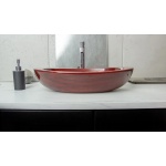 Ambivalent Dola Umywalka nablatowa 58,4x38,5x14 cm drewniana DOLA