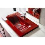 Ambivalent Imola Umywalka wpuszczana w blat 73,5x43,5x14 cm drewniana IMOLA