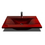 Ambivalent Imola Umywalka wpuszczana w blat 73,5x43,5x14 cm drewniana IMOLA