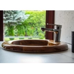 Ambivalent Linta Umywalka wpuszczana blat 58,4x46x12 cm drewniana LINTA