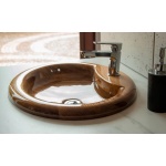 Ambivalent Linta Umywalka wpuszczana blat 58,4x46x12 cm drewniana LINTA