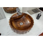 Ambivalent Roman Umywalka nablatowa 40,3x13,5 cm drewniana ROMAN