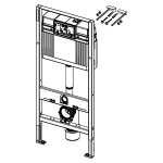  TECE Base Stelaż do WC z mocowaniem, wysokość montażowa 112 cm 9400407 W MAGAZYNIE!!
