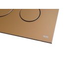 TECE Loop Przycisk spłukujący do WC podwójny 22x15 czerwony brąz 9240937