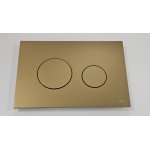  TECE Loop Przycisk spłukujący do WC podwójny 22x15 mosiądz metaliczny/sunrise 9240936