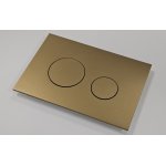  TECE Loop Przycisk spłukujący do WC podwójny 22x15 mosiądz metaliczny/sunrise 9240936