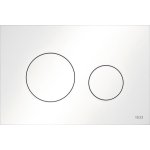 TECE Loop Przycisk spłukujący do WC podwójny 22x15 biały połysk 9240920