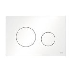 TECE Loop Przycisk spłukujący do WC podwójny 22x15 biały mat 9240926