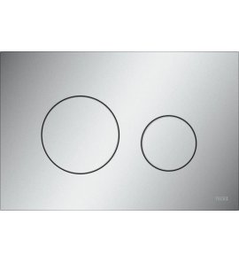 TECE Loop Przycisk spłukujący do WC podwójny 22x15 chrom mat 9240922