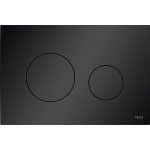 TECE Loop Przycisk spłukujący do WC podwójny 22x15 czarny mat 9240925