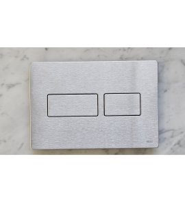   TECE Solid Przycisk spłukujący do WC podwójny 22x15 stal nierdzewna szczotkowana 9240430