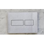   TECE Solid Przycisk spłukujący do WC podwójny 22x15 stal nierdzewna szczotkowana 9240430