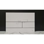 TECE Square II Przycisk spłukujący do WC podwójny 22x15 cm biały połysk 9240832