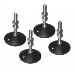 Tece Stopki montażowe czarne 660000