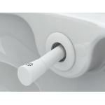 Tece TECEOne Miska WC wisząca bezkołnierzowa z funkcją myjącą z deską wolnoopadającą biała 9700200+9700600
