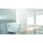 Tece TECEOne Miska WC wisząca bezkołnierzowa z funkcją myjącą z deską wolnoopadającą biała 9700200+9700600