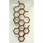 Terma Hex Grzejnik wodny ścienny 122x48,6 cm Copper WGH2X122048KCOPZX