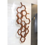 Terma Hex Grzejnik wodny ścienny 122x48,6 cm Copper WGH2X122048KCOPZX