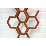 Terma Hex Grzejnik wodny ścienny 122x48,6 cm Copper WGH2X122048KCOPZX