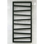 Terma ZigZag Grzejnik wodny ścienny 107x50 cm Metallic Black WGZIG107050KMBCZ8