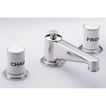 THG Faubourg Bateria umywalkowa 3-otworowa z korkiem automatycznym chrom G2K.A02.151