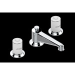 THG Faubourg Bateria umywalkowa 3-otworowa z korkiem automatycznym chrom G2K.A02.151