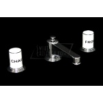 THG Faubourg Bateria umywalkowa 3-otworowa z korkiem automatycznym chrom G2K.A02.151