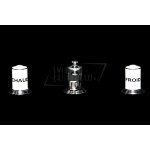 THG Faubourg Bateria umywalkowa 3-otworowa z korkiem automatycznym chrom G2K.A02.151