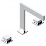 THG Harper Bateria Umywalkowa 3-otworowa chrom D7A.A02.151