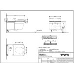    Toto Neorest Washlet EW 2.0 Miska z deską myjącą 42,3x67,5 biały TCF994RWG+CW994P#NW1+E00004 