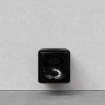 Trone Orgueil Miska wisząca bezrantowa 53,5x37 z deską wolnoopadającą black ORQUEILBLACK