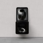 Trone Orgueil Miska wisząca bezrantowa 53,5x37 z deską wolnoopadającą black ORQUEILBLACK