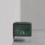 Trone Orgueil Miska wisząca bezrantowa 53,5x37 z deską wolnoopadającą flaked green ORQUEILFLAKEDGREEN