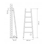 Tubes Scaletta Grzejnik Eleketryczny 139x48 cm biały SCM5#140.9010