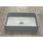       Umywalka 50x35 szary mat SIOBLONG WYPRZEDAŻ EKSPOZYCJI!!