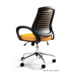 Unique Award Fotel biurowy żółty W-120-10