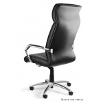 Unique Celio Fotel biurowy skóra naturalna czarny C169-HL